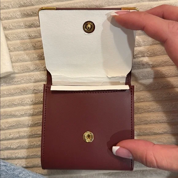 Cartier Red Leather Coin Pouch - Full Inclusion! - Picture 3 of 7
